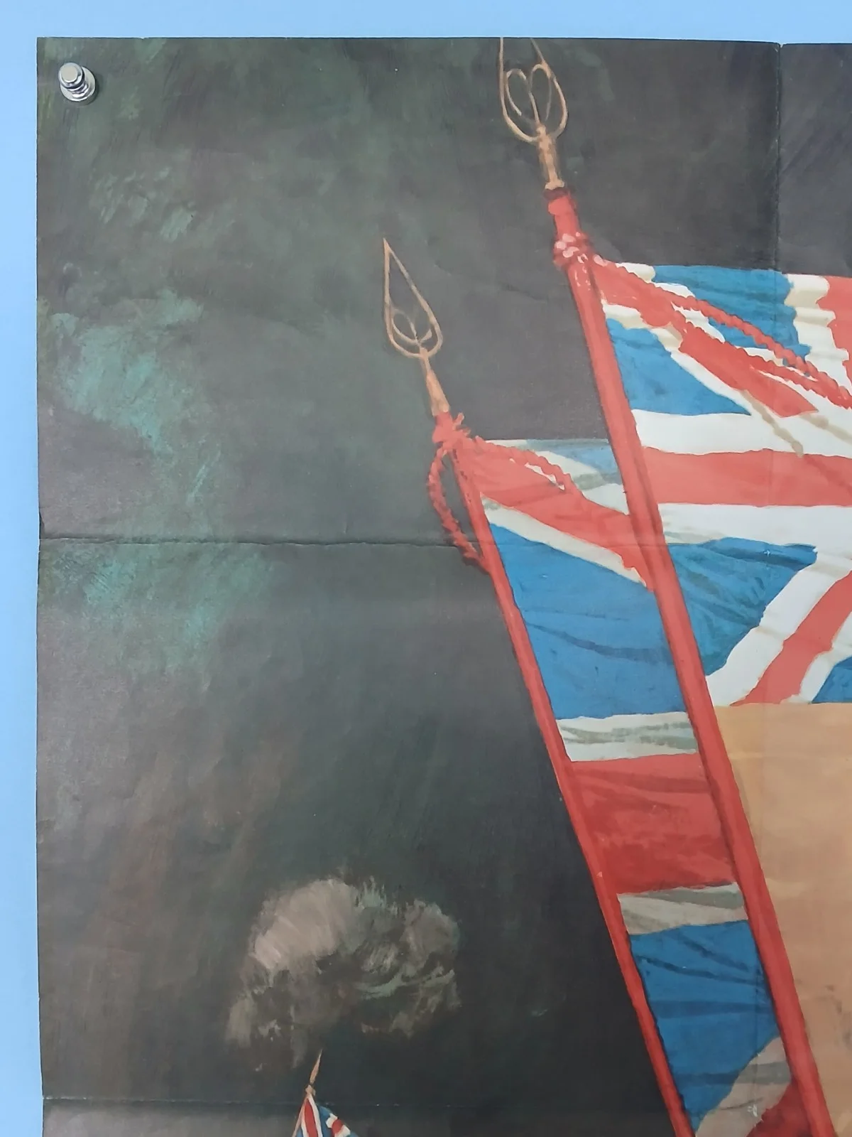 WATERLOO (1970) original UK quad poster -Rod Steiger, Chris Plummer- Fratini art, изображение 2