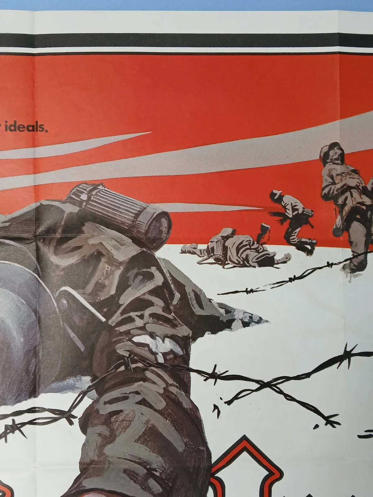 CROSS OF IRON (1977) original UK quad poster - Peckinpah, James Coburn WW2 drama, изображение 4