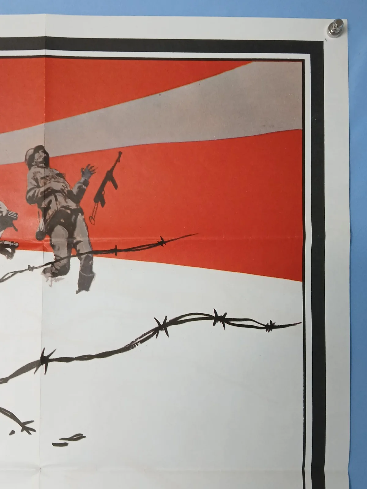 CROSS OF IRON (1977) original UK quad poster - Peckinpah, James Coburn WW2 drama, изображение 5
