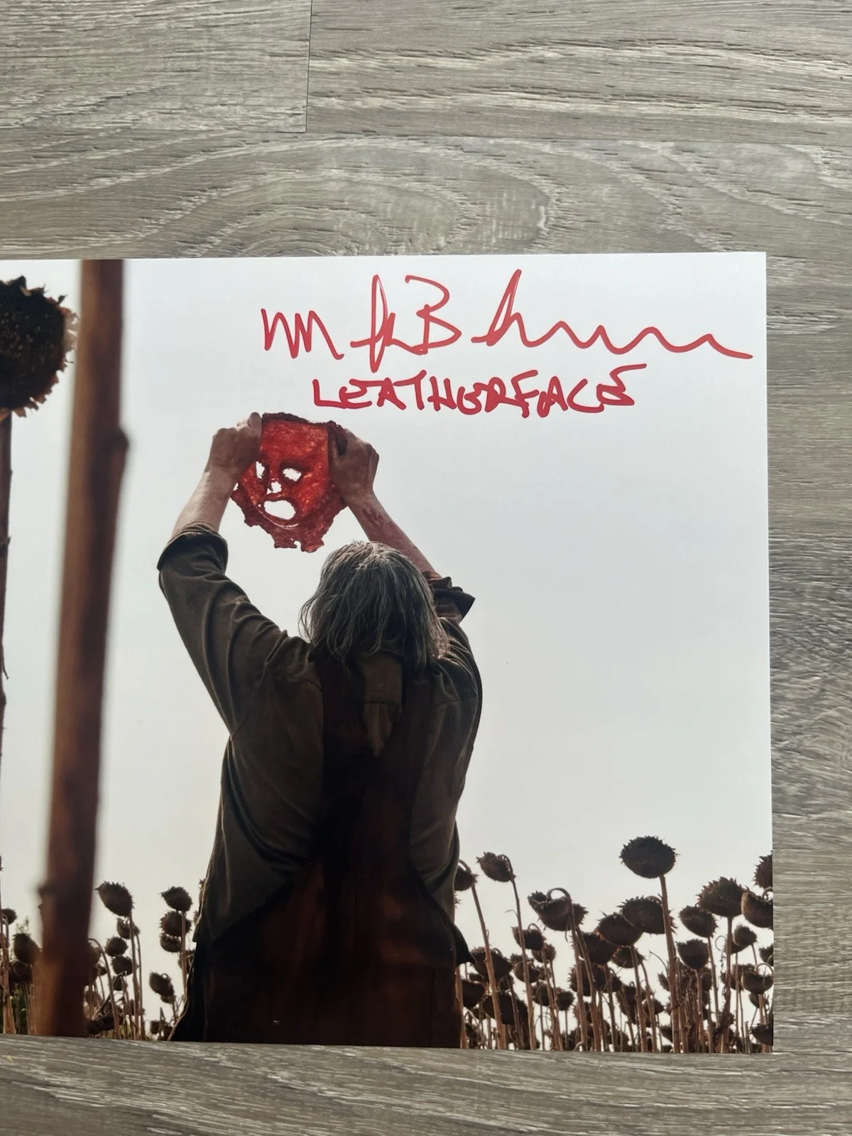 Mark Burnham — Mark Burnham Signed Leatherface 8x10 Photo Beckett COA Texas Chainsaw Massacre, image 3