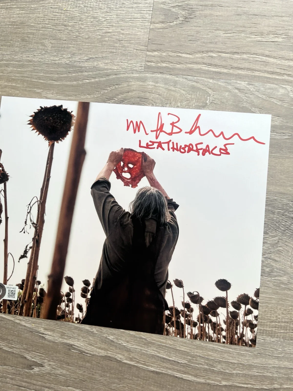 Mark Burnham — Mark Burnham Signed Leatherface 8x10 Photo Beckett COA Texas Chainsaw Massacre, image 5