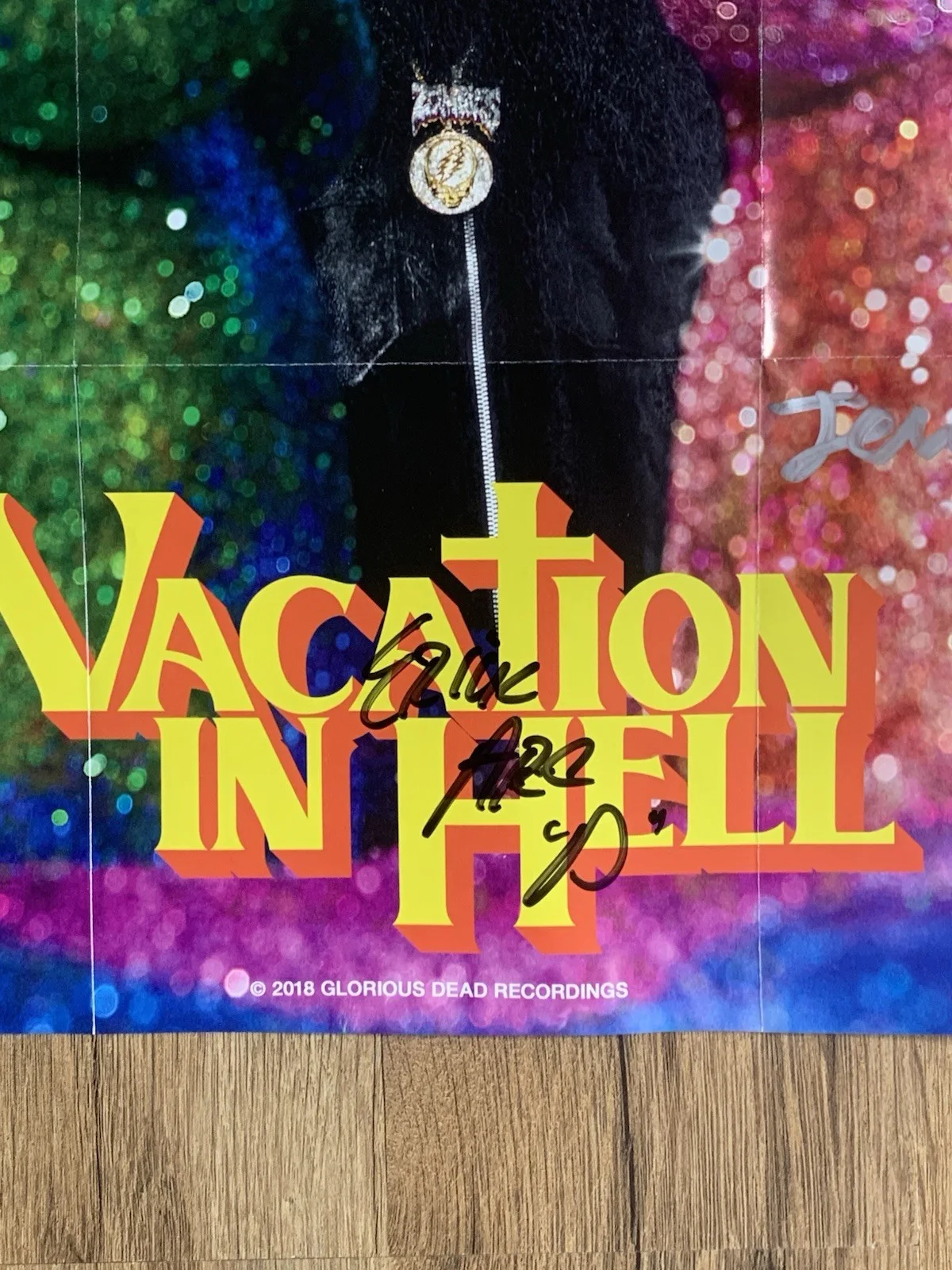 Flatbush Zombies Vacation In Hell Signed Poster, image 3