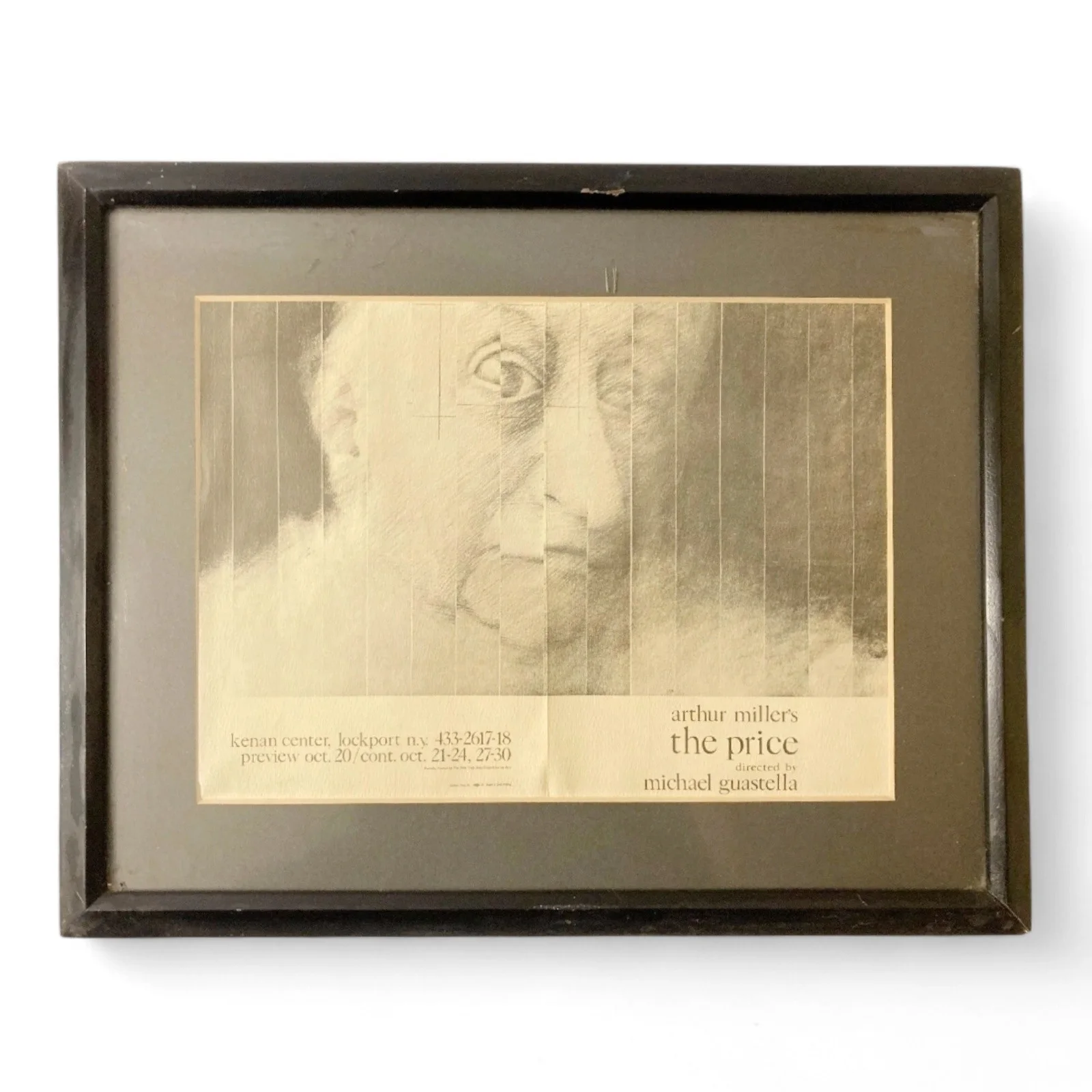 Arthur Miller — Arthur Miller Autograph Signed Playbill Program "The Price" Lockport Ny Framed