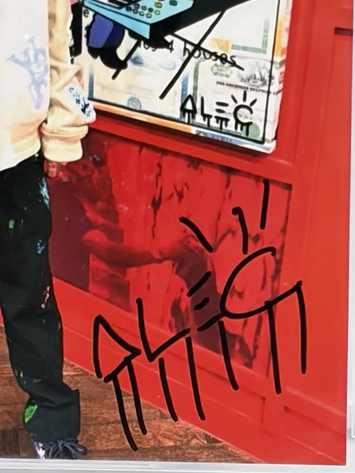 Alec Monopoly — Alec Monopoly Signed Encapsulated 8x10 Photo BAS Autograph Grade 10 Beckett, изображение 2