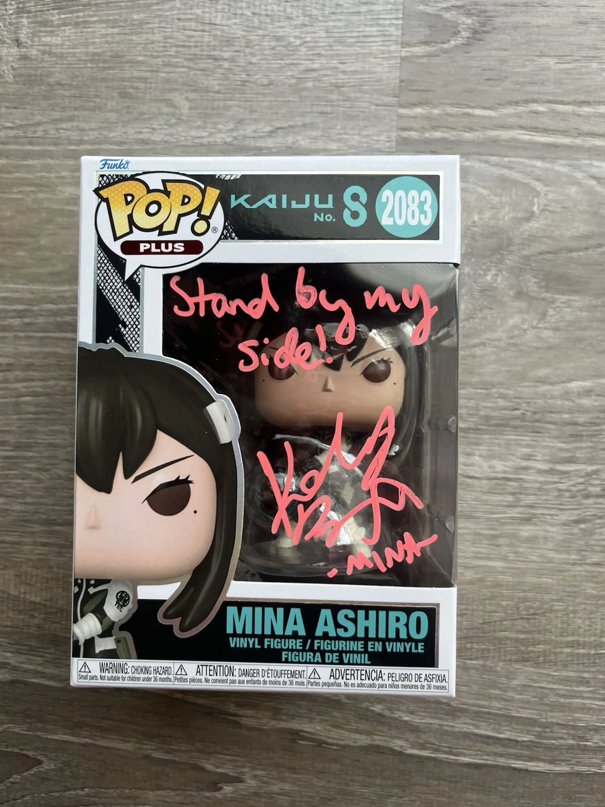 Katelyn Barr — QC Katelyn Barr Signed Kaiju No. 8 Mina Ashiro Funko Pop JSA COA ANIME, изображение 2