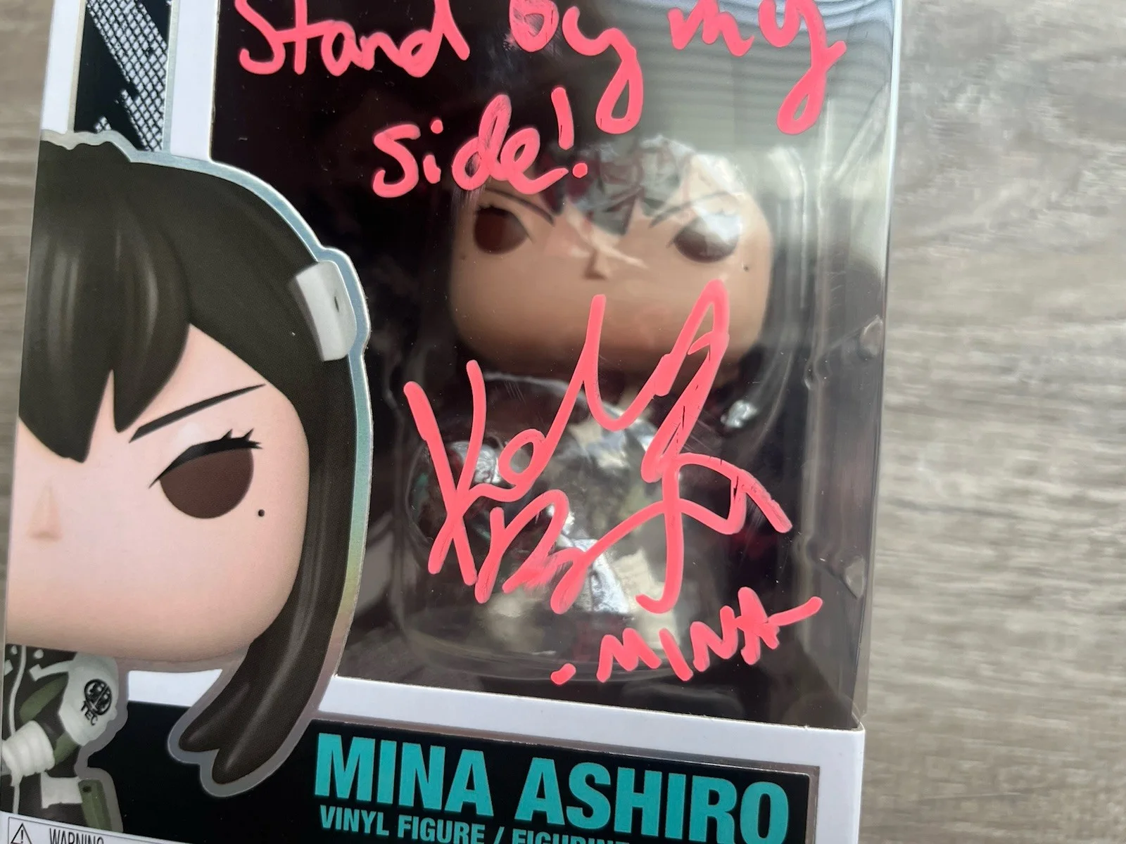 Katelyn Barr — QC Katelyn Barr Signed Kaiju No. 8 Mina Ashiro Funko Pop JSA COA ANIME, изображение 4