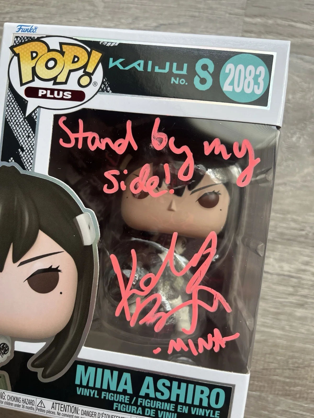 Katelyn Barr — QC Katelyn Barr Signed Kaiju No. 8 Mina Ashiro Funko Pop JSA COA ANIME, изображение 5