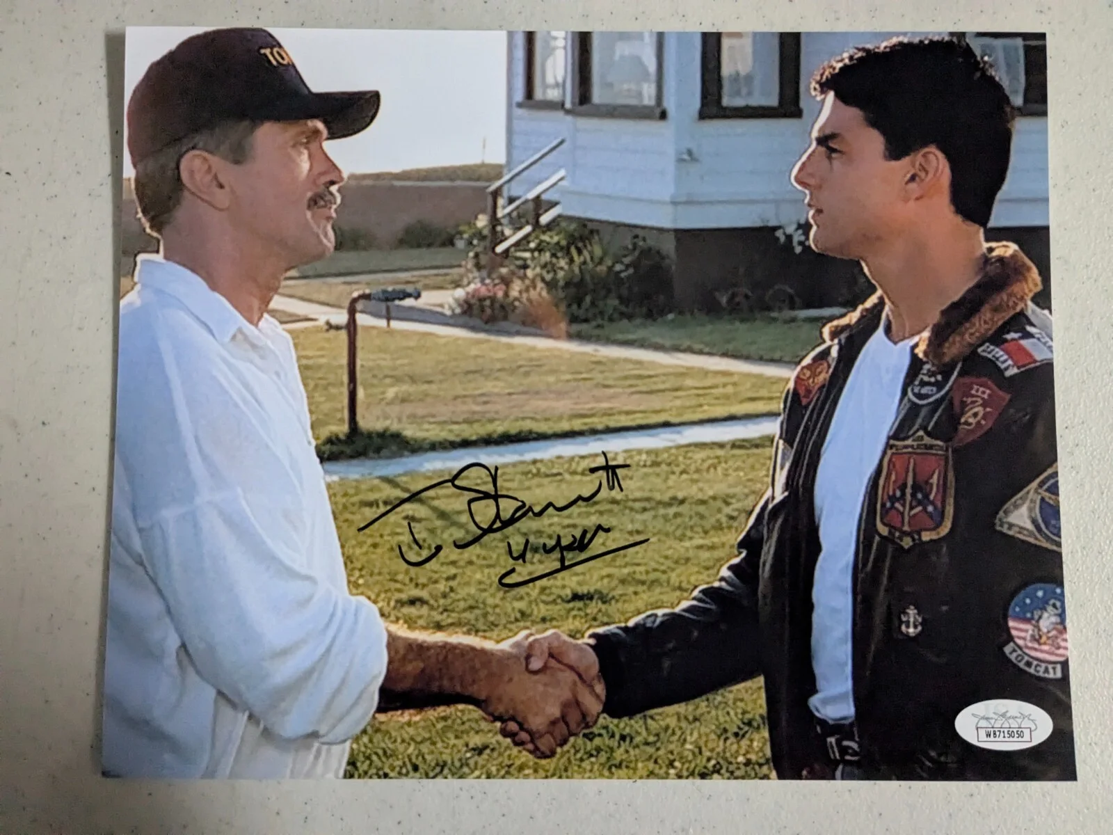 tom skerritt — TOM SKERRITT signed 8x10 PHOTO Viper Top Gun Autograph JSA COA B