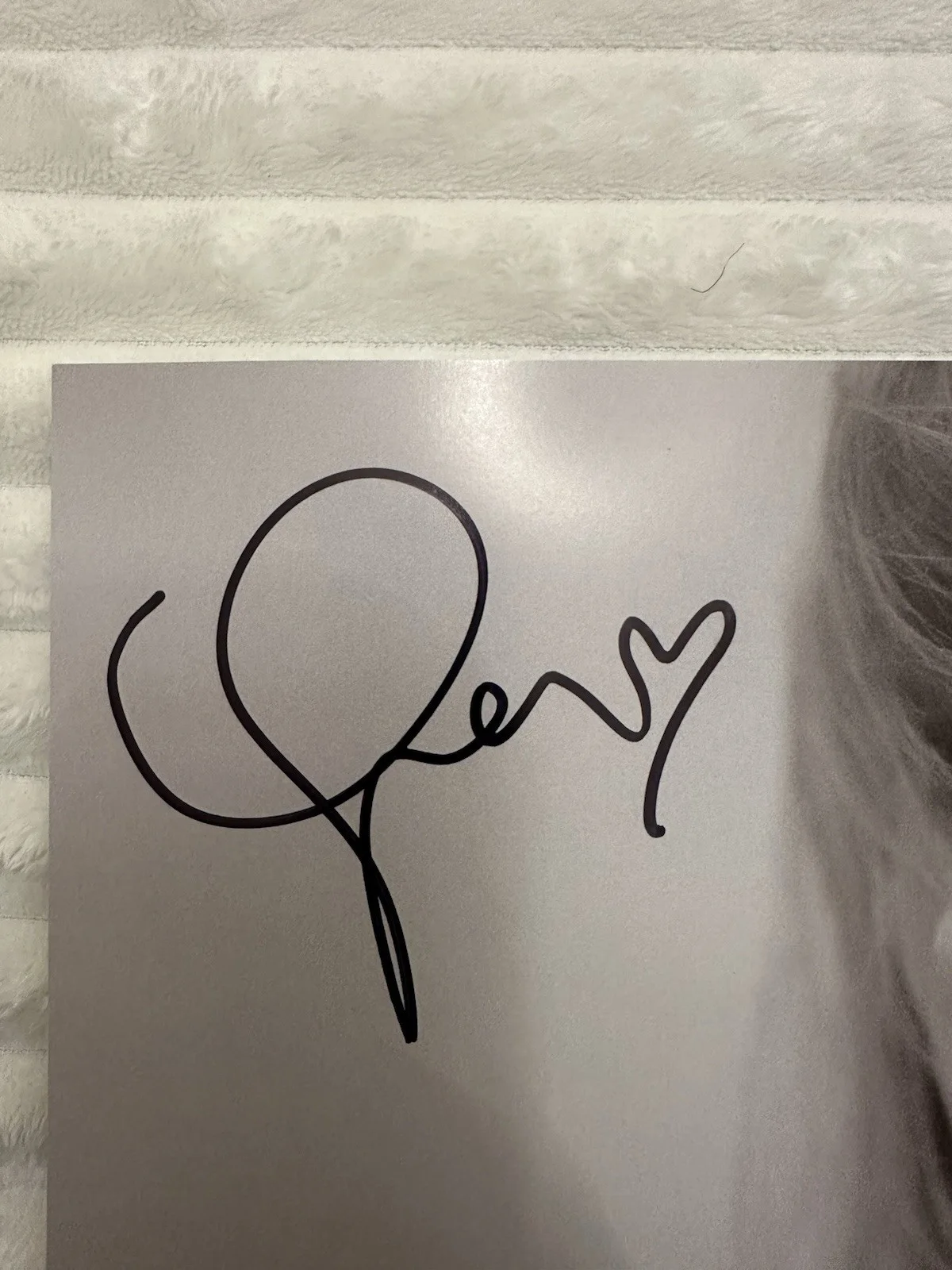 Taylor Swift Signed Vinyl The Tortured Poets Department TTPD With Heart, image 2