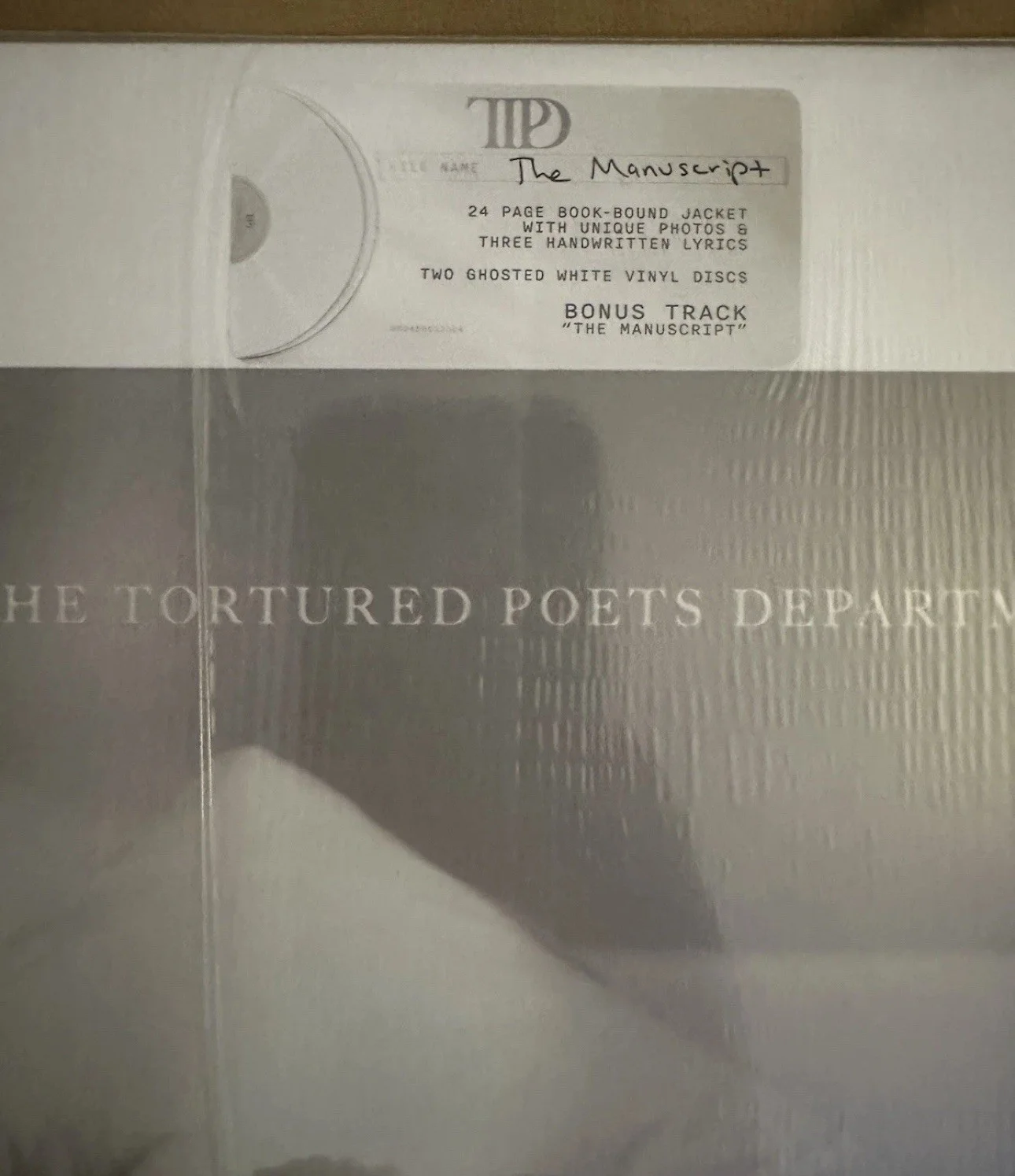 Taylor Swift Signed Vinyl The Tortured Poets Department TTPD With Heart, image 5