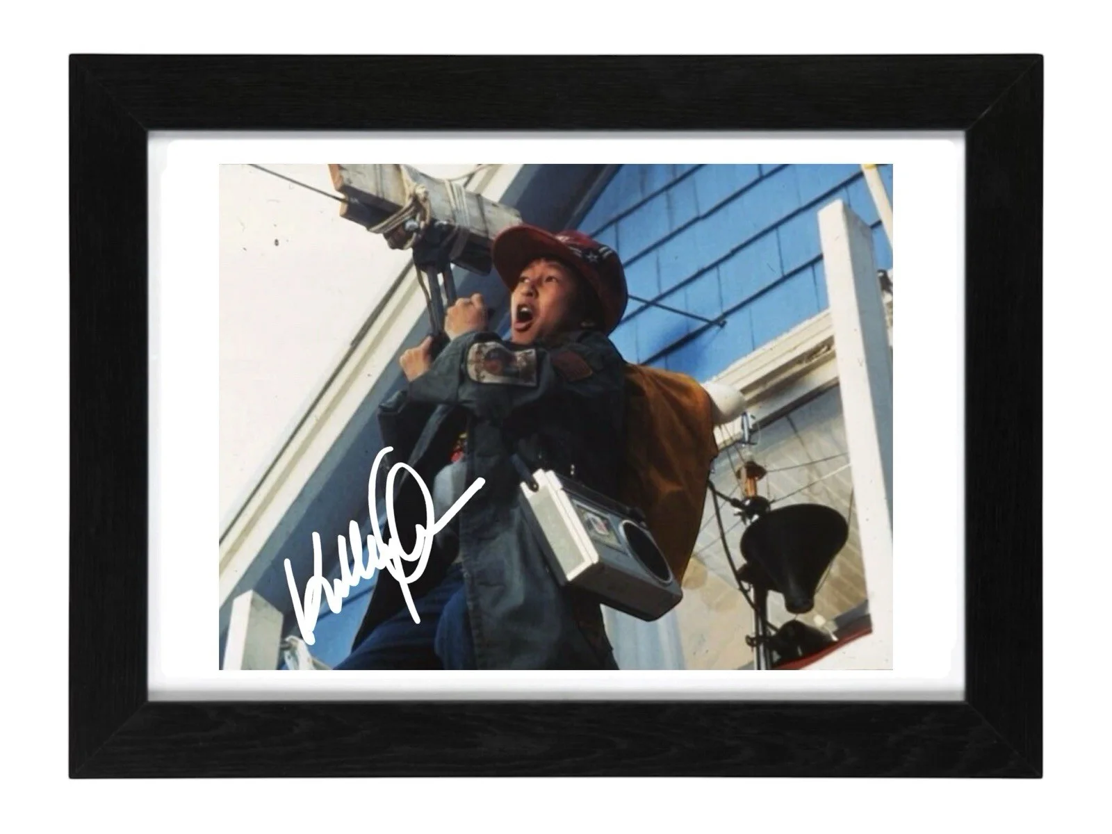 Ke Huy Quan Signed Autograph PHOTO Pre Print 6x4/A4/ Framed Goonies, image 2