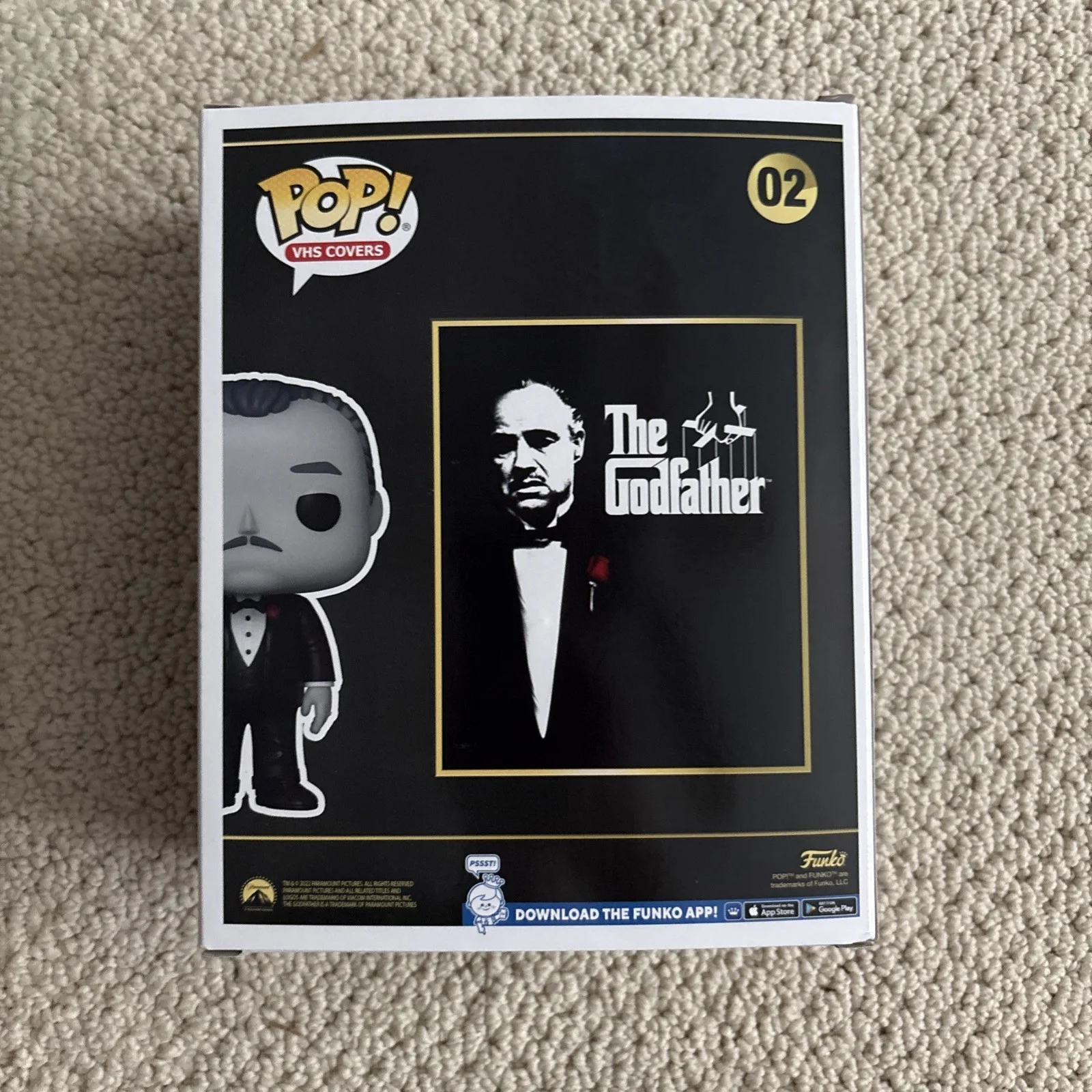 John Martin — John Martin And Gianna Russo Signed Vito Corleone Pop Jsa, image 2