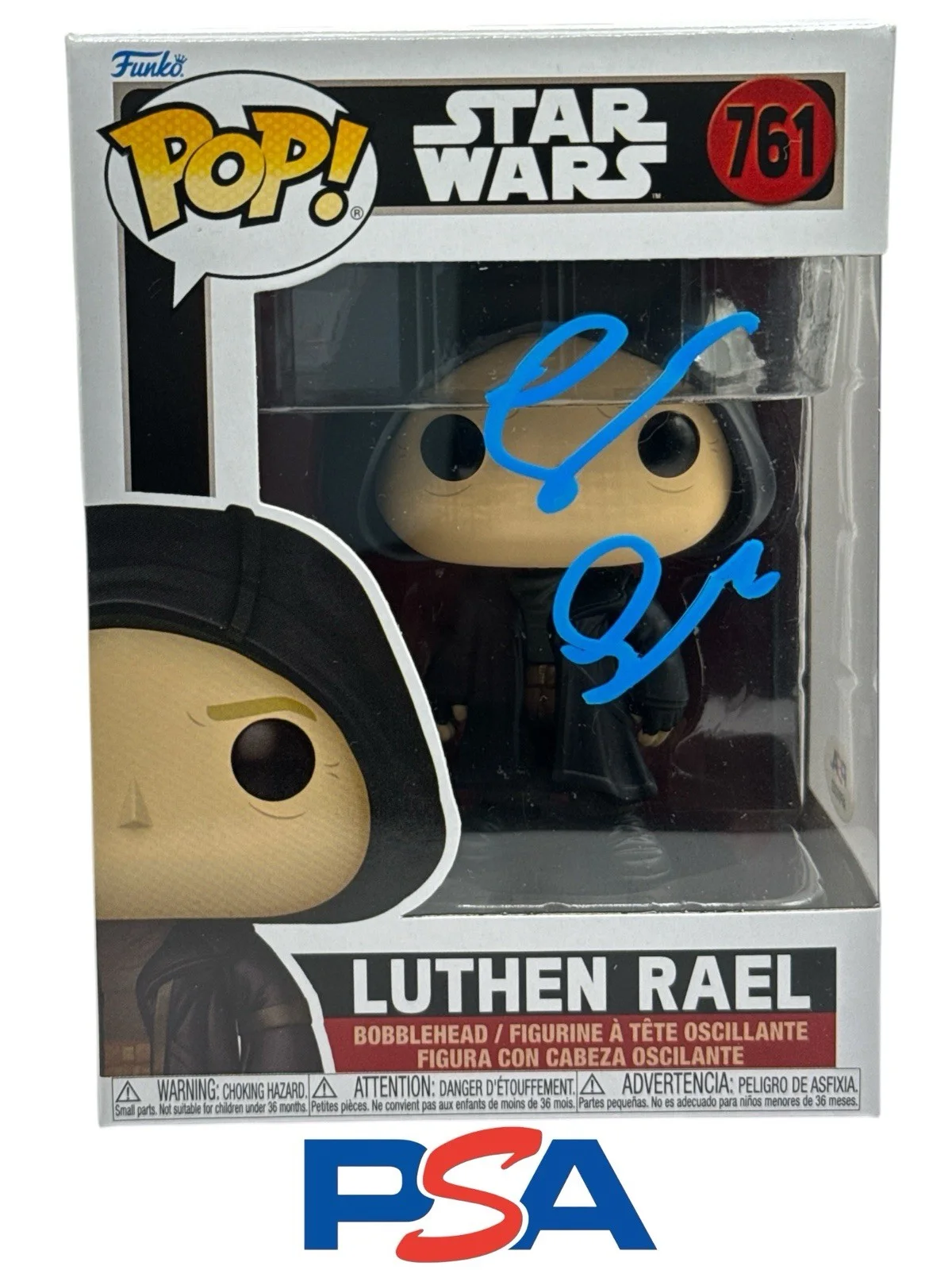Stellan Skarsgard — Stellan Skarsgard Autograph Signed Star Wars Andor Luthen Rael Funko Pop PSA COA
