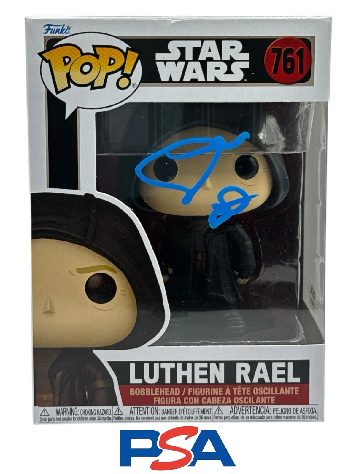 Stellan Skarsgard — Stellan Skarsgard Autograph Signed Star Wars Andor Luthen Rael Funko Pop PSA COA