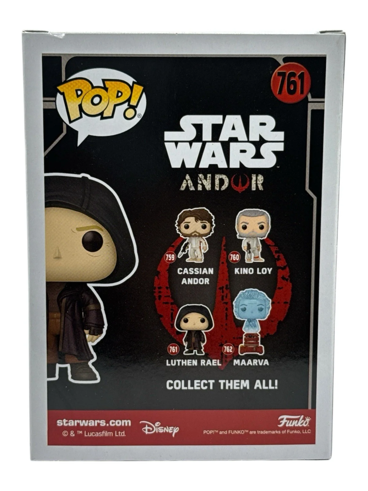 Stellan Skarsgard — Stellan Skarsgard Autograph Signed Star Wars Andor Luthen Rael Funko Pop PSA COA, image 2