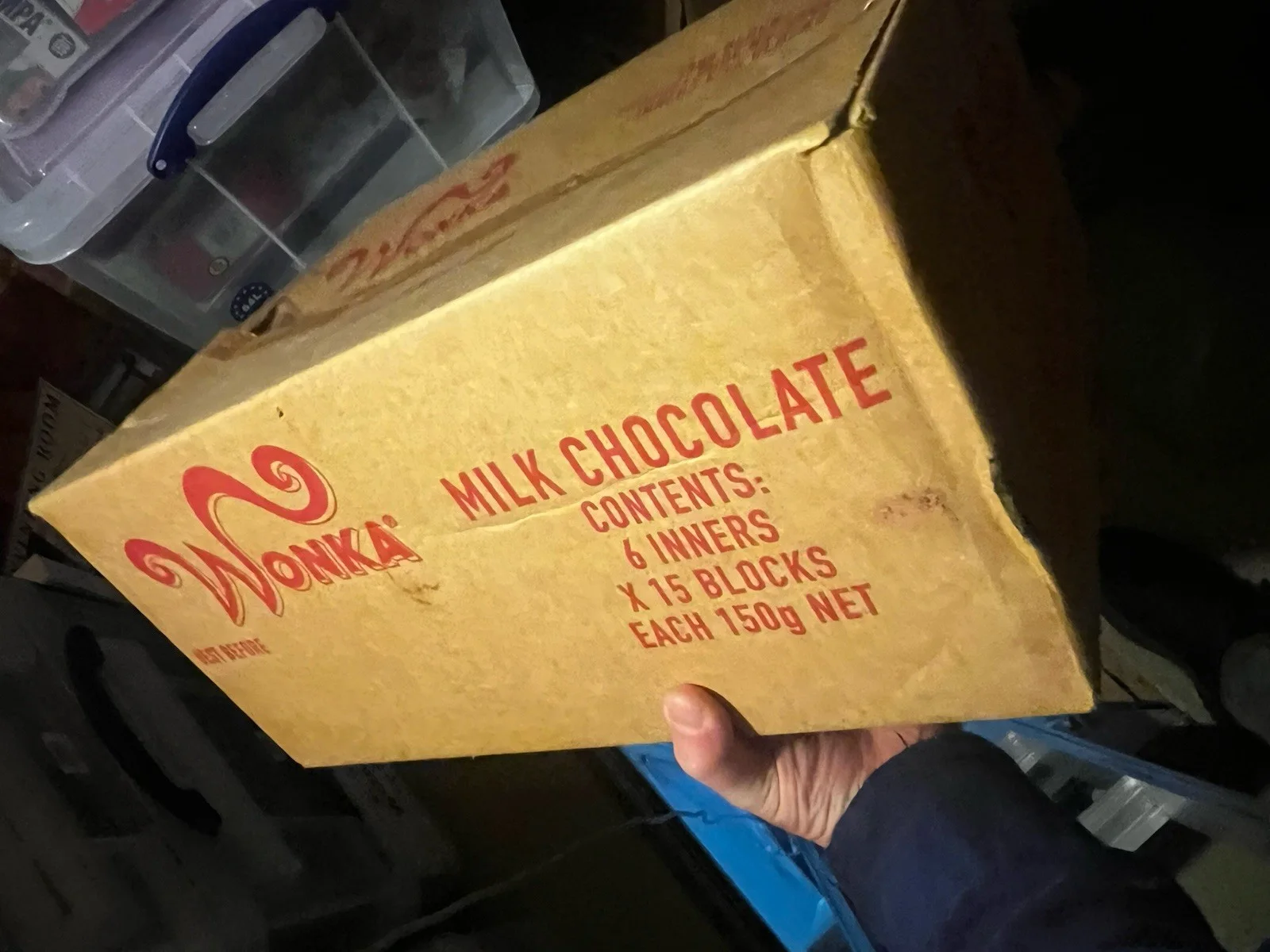 Charlie & The Chocolate Factory -Salts Nuts Cardboard Prop Box - Rare, изображение 2