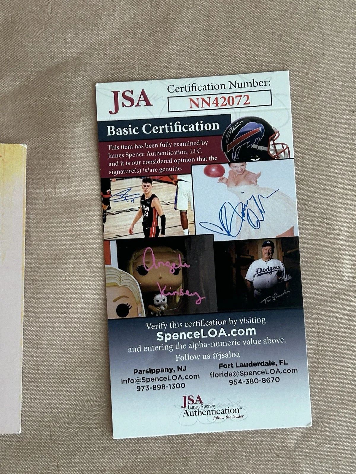 Demi Lovato Signed “Dancing With The Devil”CD Insert 4" X 4" JSA NN42072, image 3
