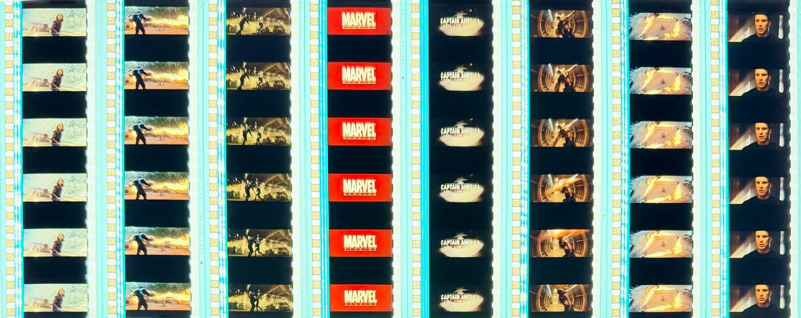 Marvel's Captain America: The First Avenger 2011 Rare Unmounted 35mm Film Cells, image 3