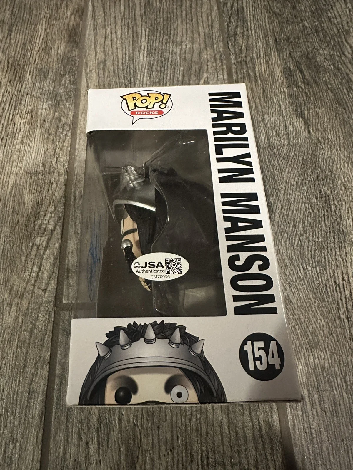 JOHN 5 SIGNED MARILYN MANSON FUNKO POP JSA COA AUTOGRAPHED GUITARIST RARE!, изображение 3