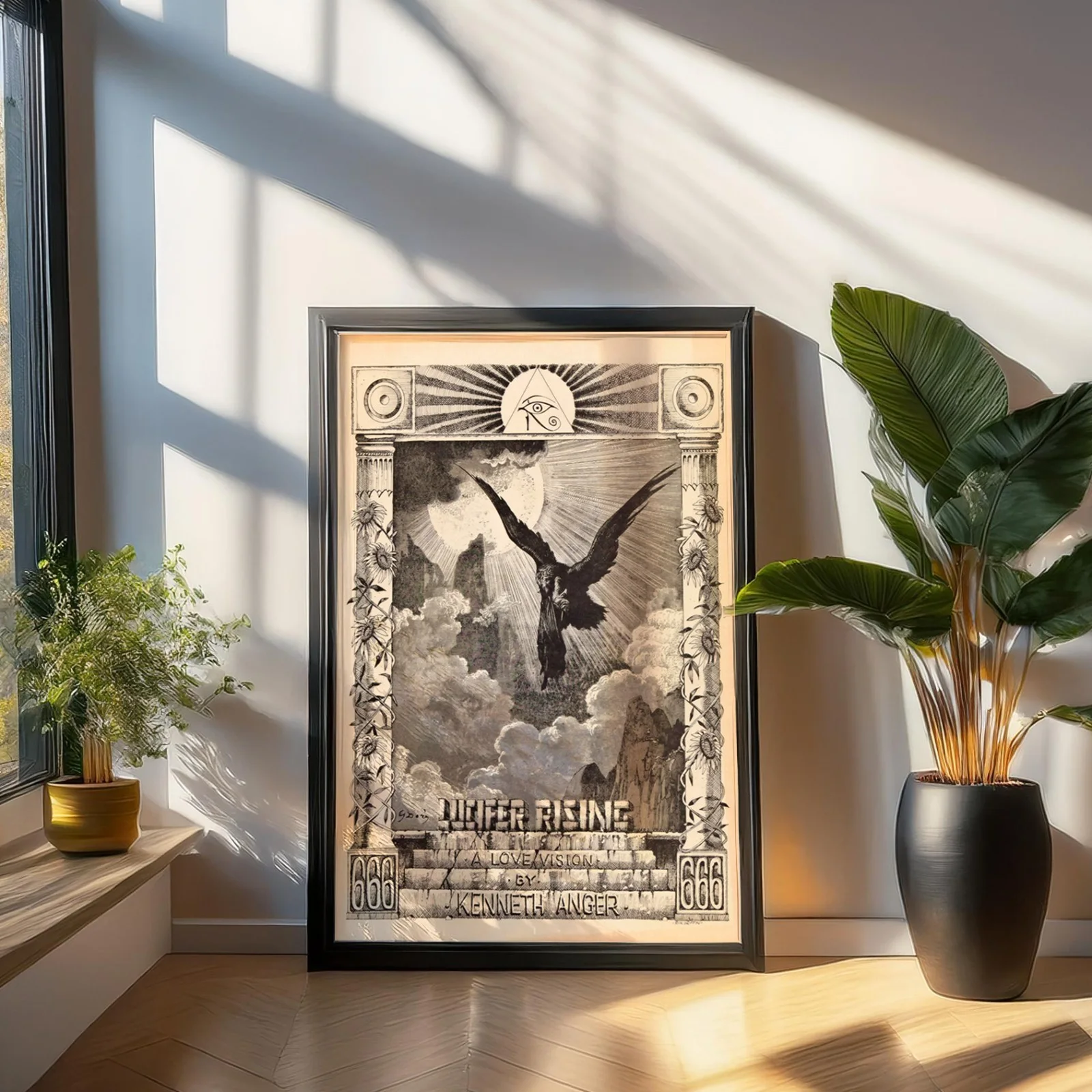 Lucifer Rising 1972 Avant-garde Kenneth Anger Restored 27.2" x 41" US One Sheet, изображение 3