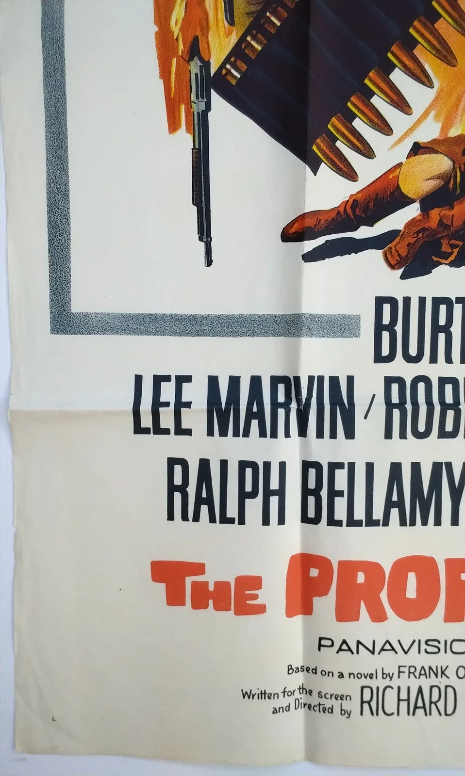 Vintage Professionals Film Poster 1966, image 2