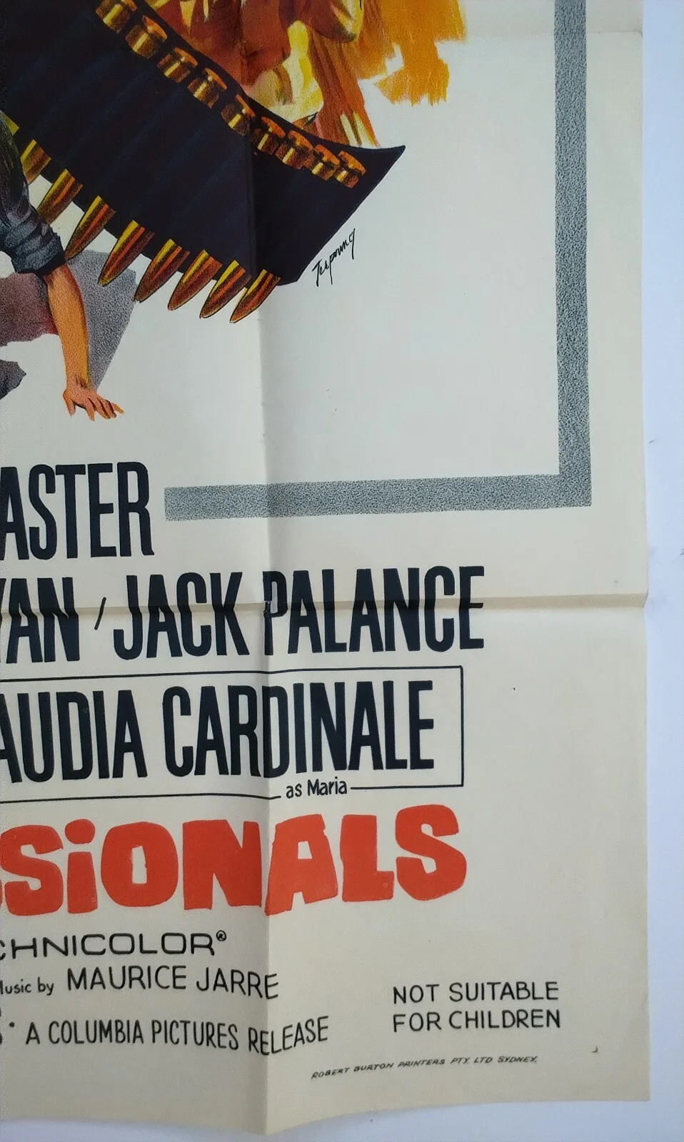 Vintage Professionals Film Poster 1966, image 3