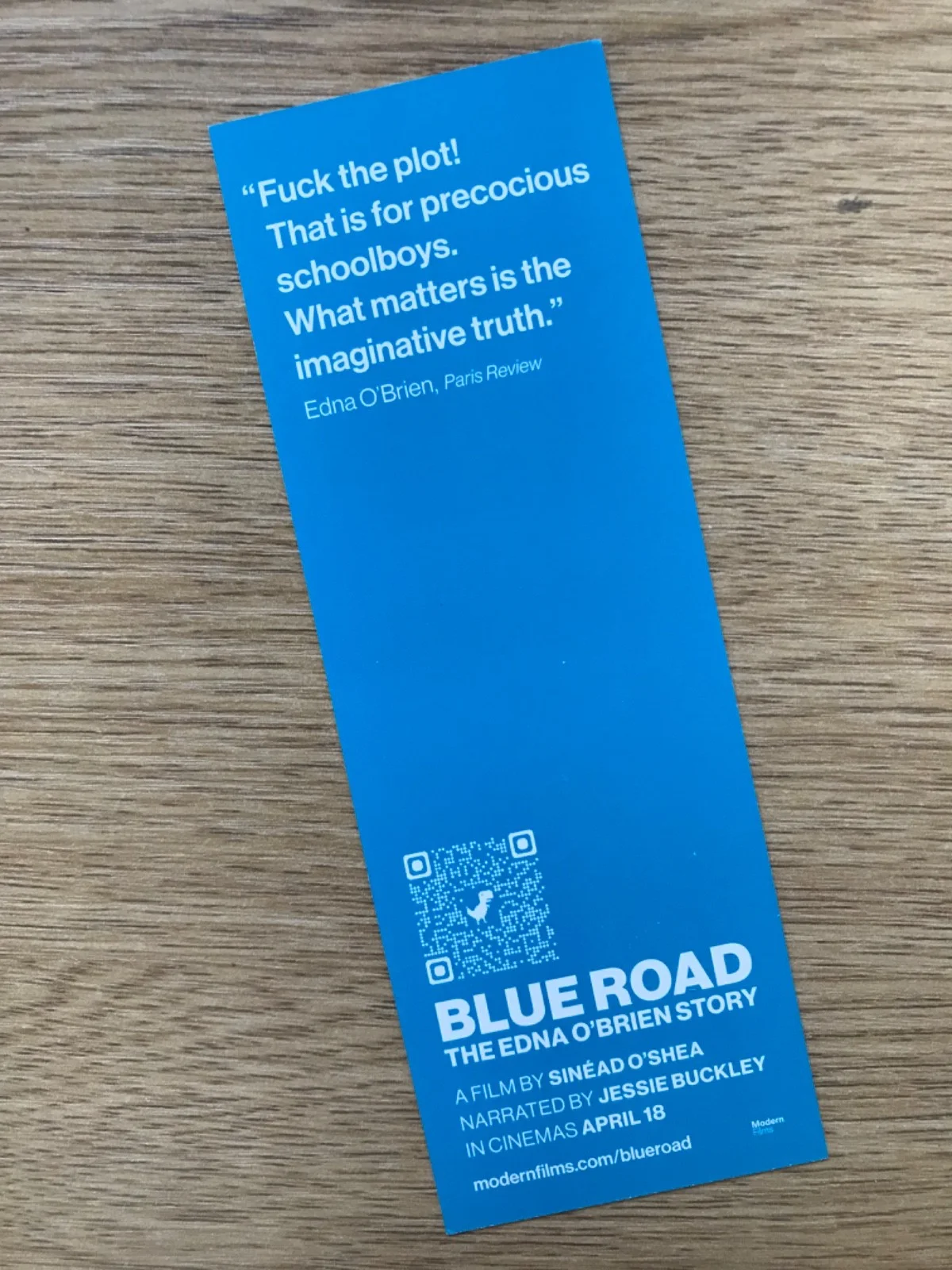 New BLUE ROAD: THE EDNA O’BRIEN STORY (2024 Movie) PROMO BOOKMARK & POSTCARD SET, изображение 2