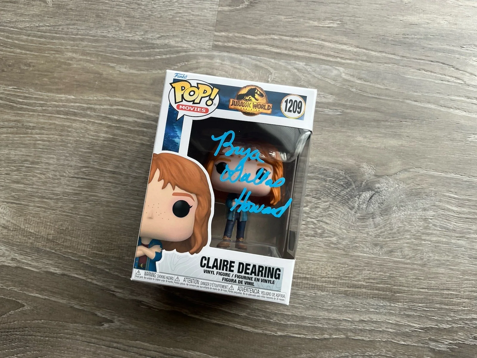BRYCE DALLAS HOWARD — Bryce Dallas Howard Signed Claire Dearing Funko Pop SWAU COA Jurassic World, изображение 5