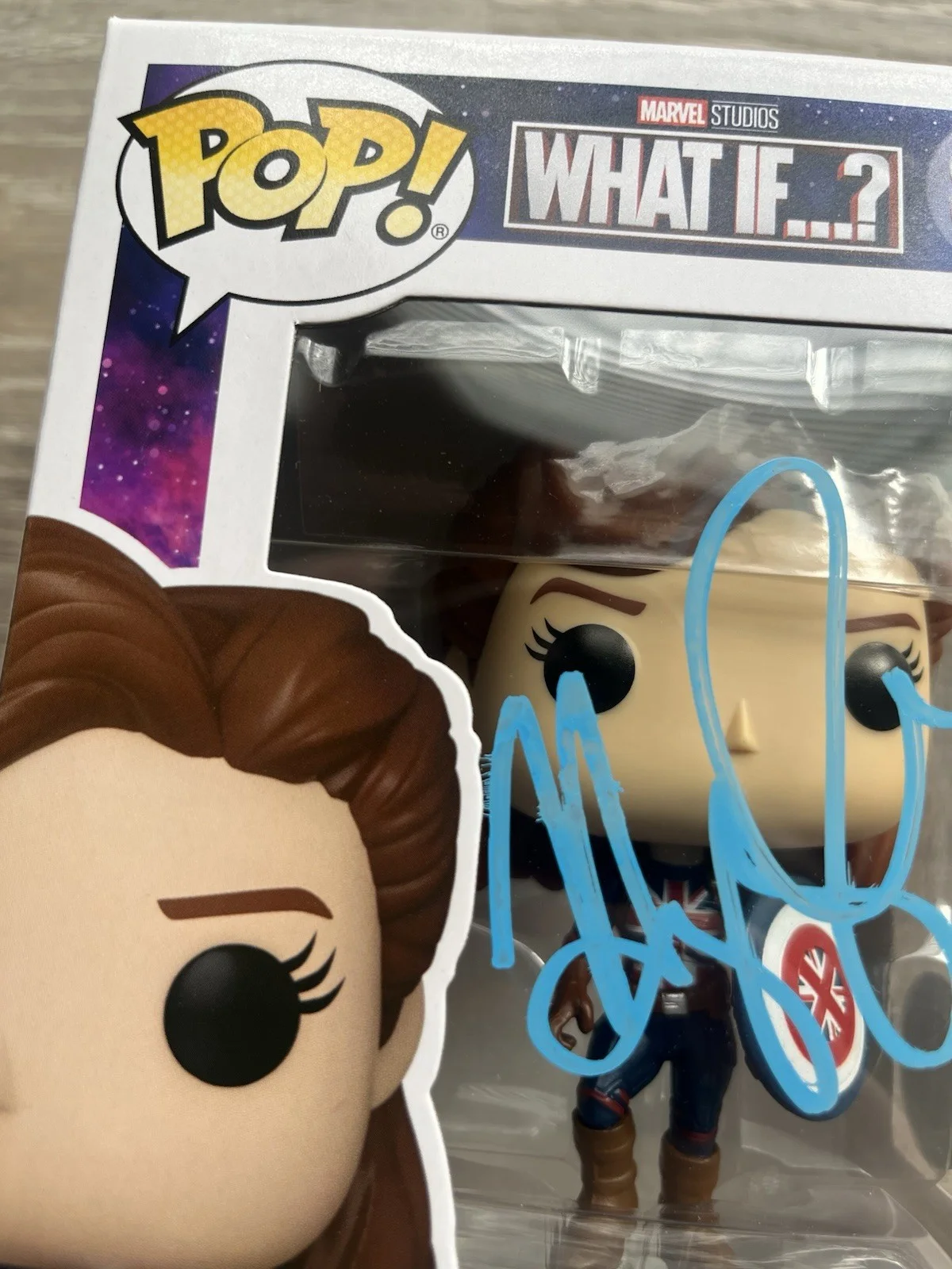 Hayley Atwell — Hayley Atwell Signed What If Captain Carter Funko Pop SWAU COA Avengers Marvel, изображение 5