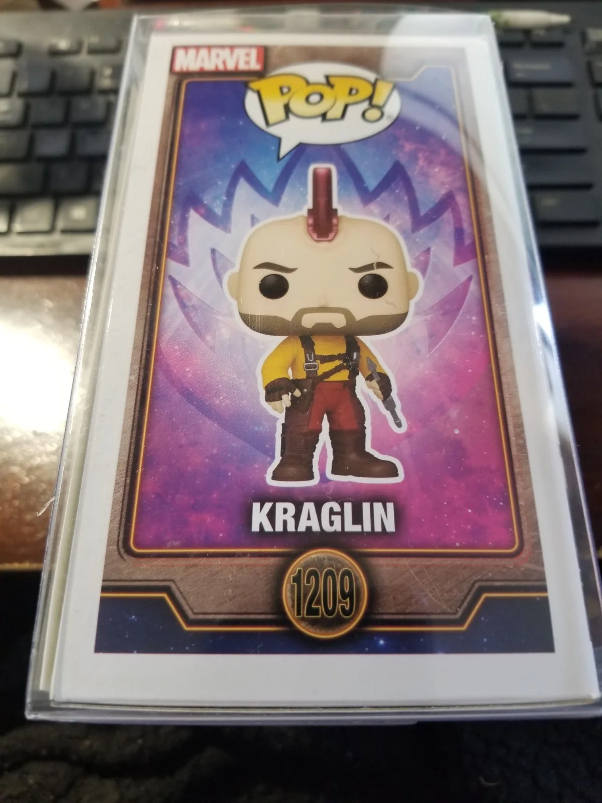 Sean Gunn — Sean Gunn Signed Funko Pop Kraglin w/ COA Guardians Of The Galaxy 3 #1209, изображение 3