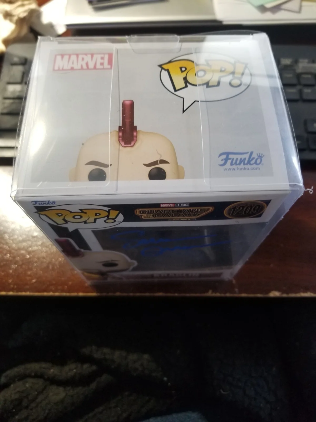 Sean Gunn — Sean Gunn Signed Funko Pop Kraglin w/ COA Guardians Of The Galaxy 3 #1209, изображение 4