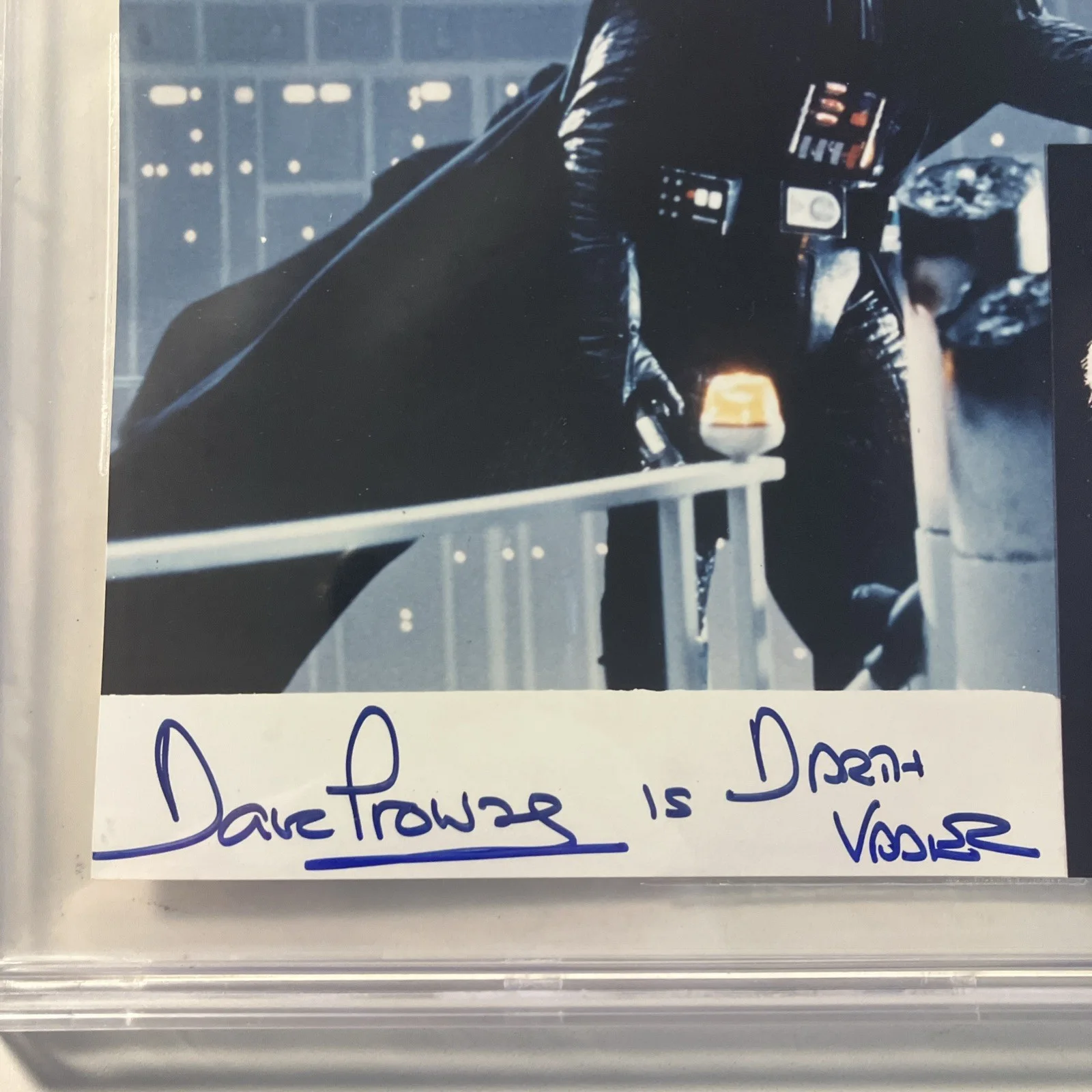 David Prowse — David Prowse Darth Vader Star Wars Sign Picture Photo BAS Beckett Authenticated, изображение 2