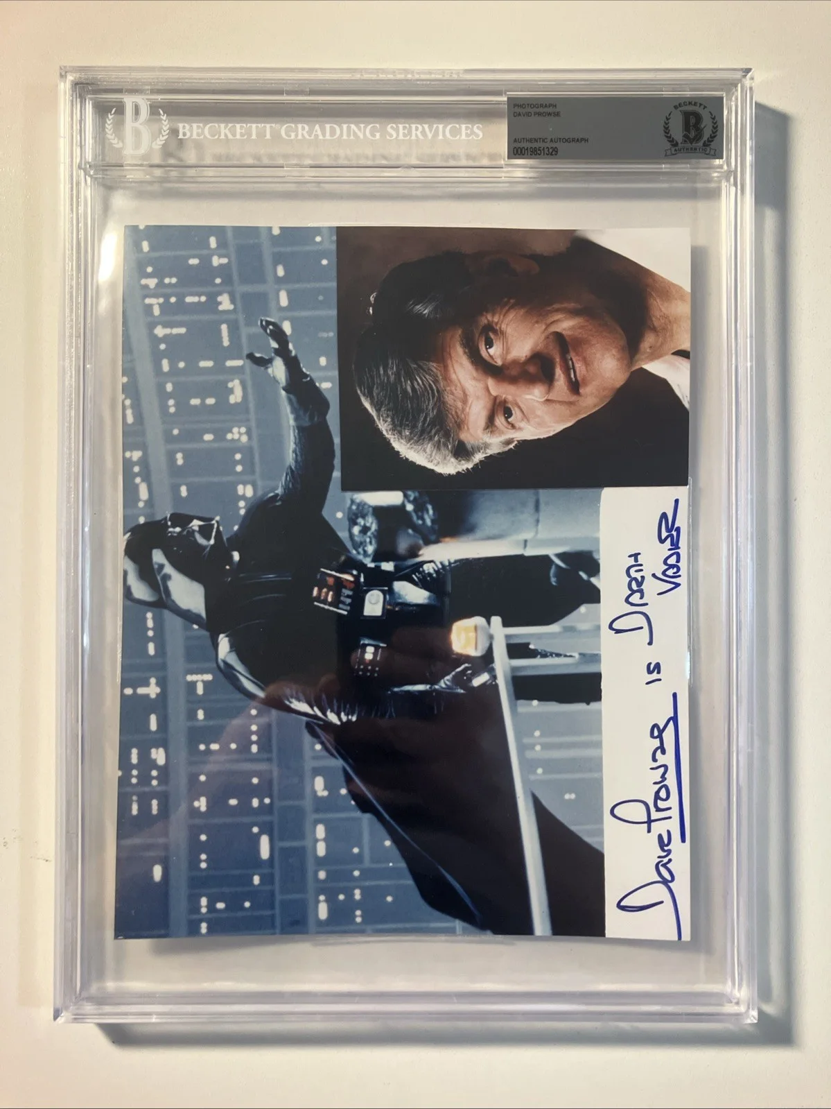 David Prowse — David Prowse Darth Vader Star Wars Sign Picture Photo BAS Beckett Authenticated, изображение 4