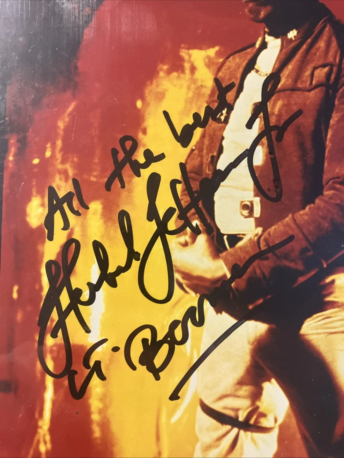 Herb Jefferson Battlestar Galactica Signed 8" x 10" Photo Beckett Authenticated, image 2
