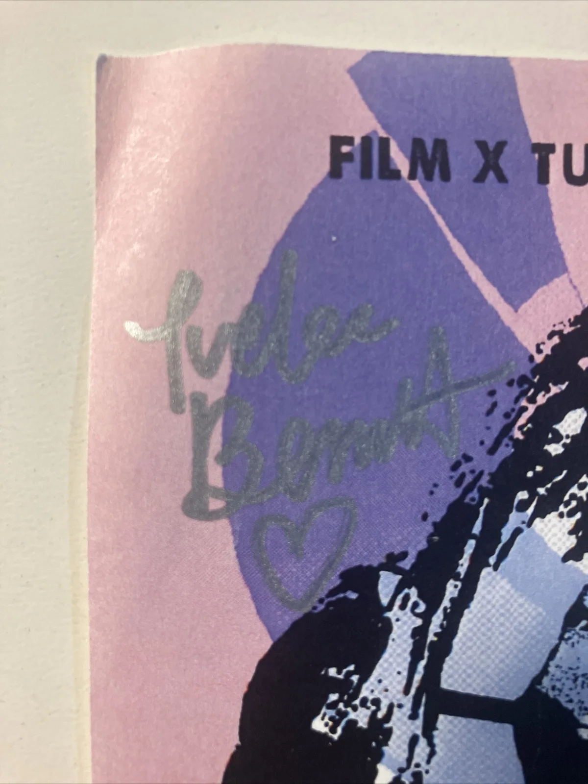 Tucker Bennett — Tucker Bennett Candelabra 2014 Autograph Signed 5" x 4" Movie Bill Flyer Ad, image 2