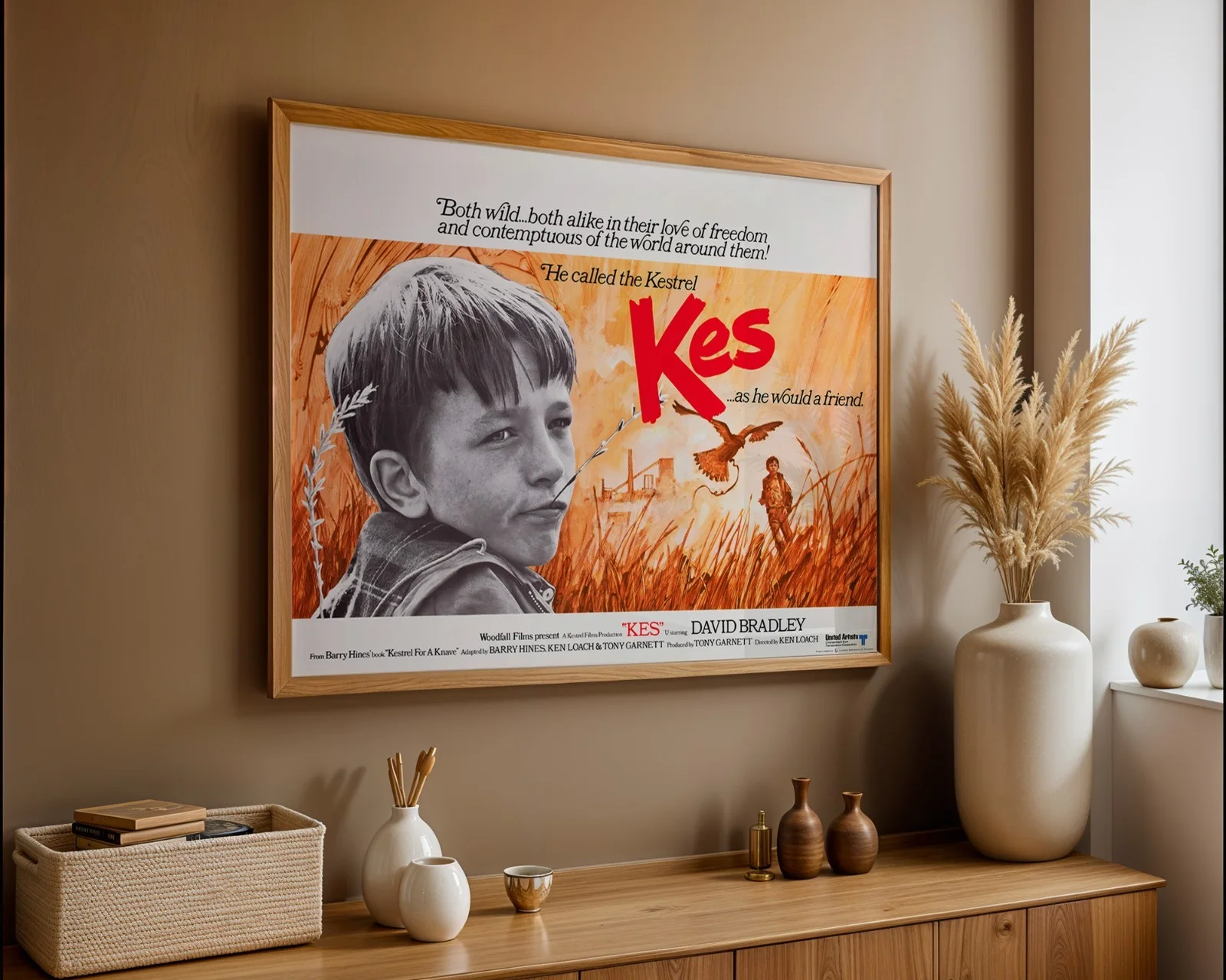 Kes - 1969 Childhood Drama Film Restored 30" x 40" UK Quad Poster, изображение 3