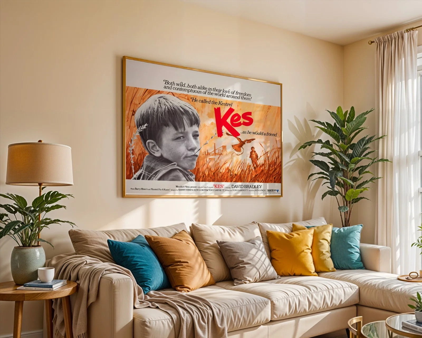 Kes - 1969 Childhood Drama Film Restored 30" x 40" UK Quad Poster, изображение 5