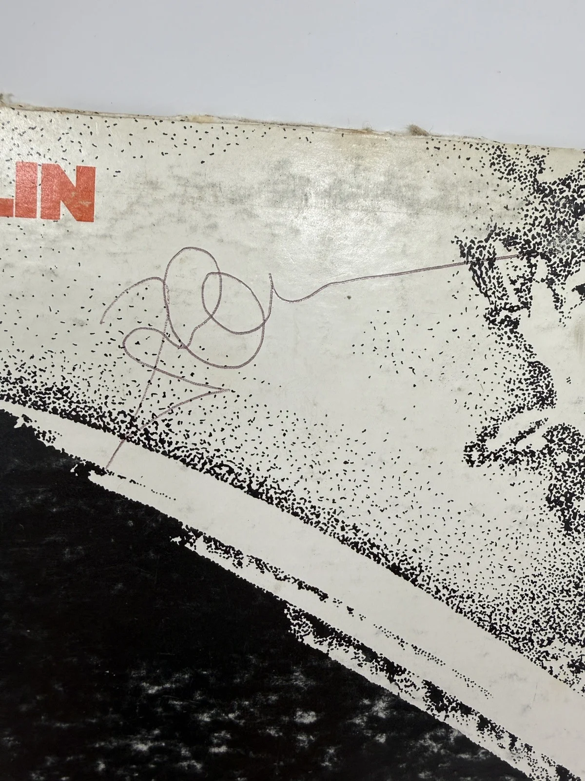 Led Zeppelin Vinyl Album 4 Autographs Page, Plant, Jones and John Bonham, изображение 3