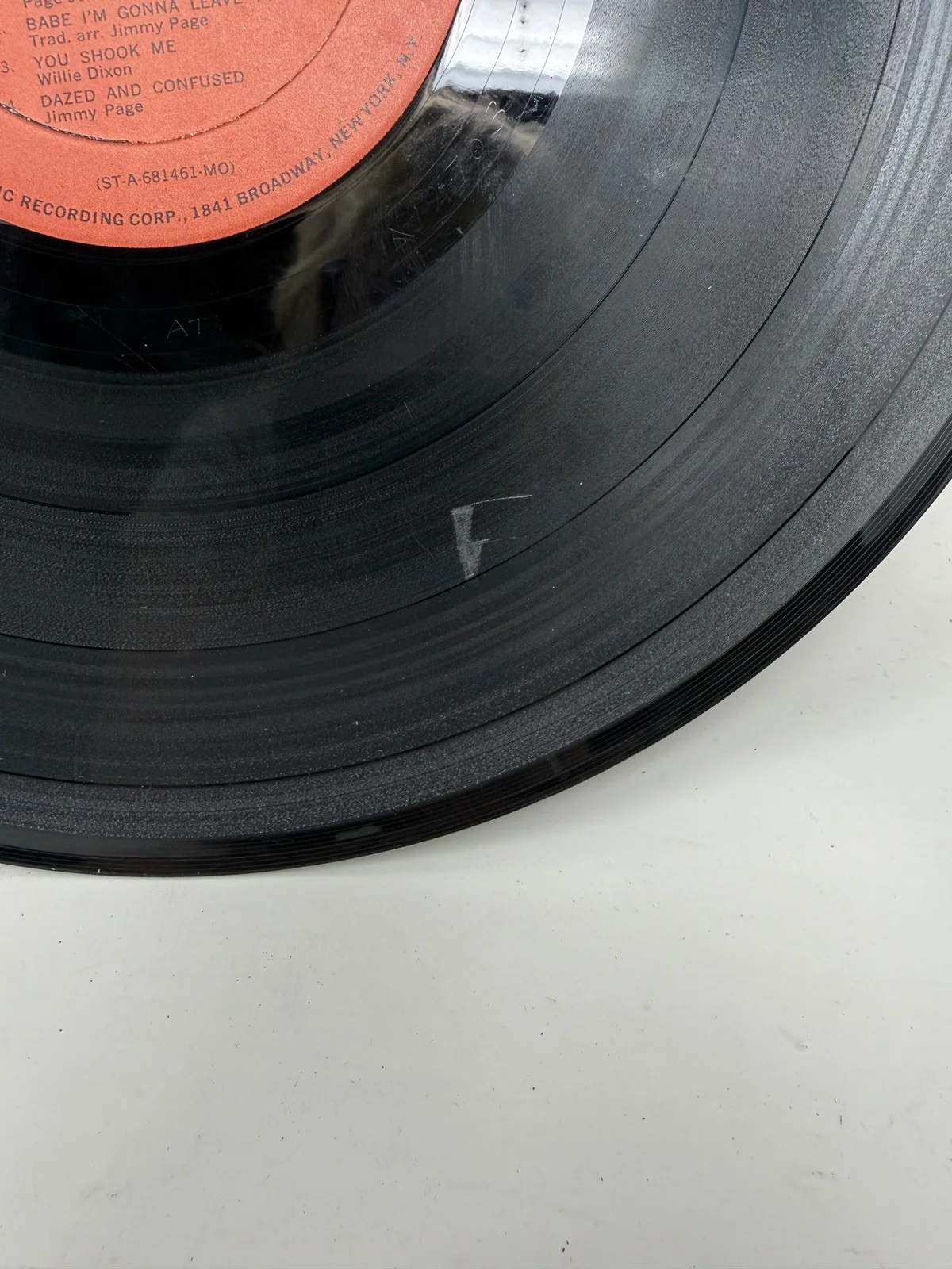 Led Zeppelin Vinyl Album 4 Autographs Page, Plant, Jones and John Bonham, изображение 4