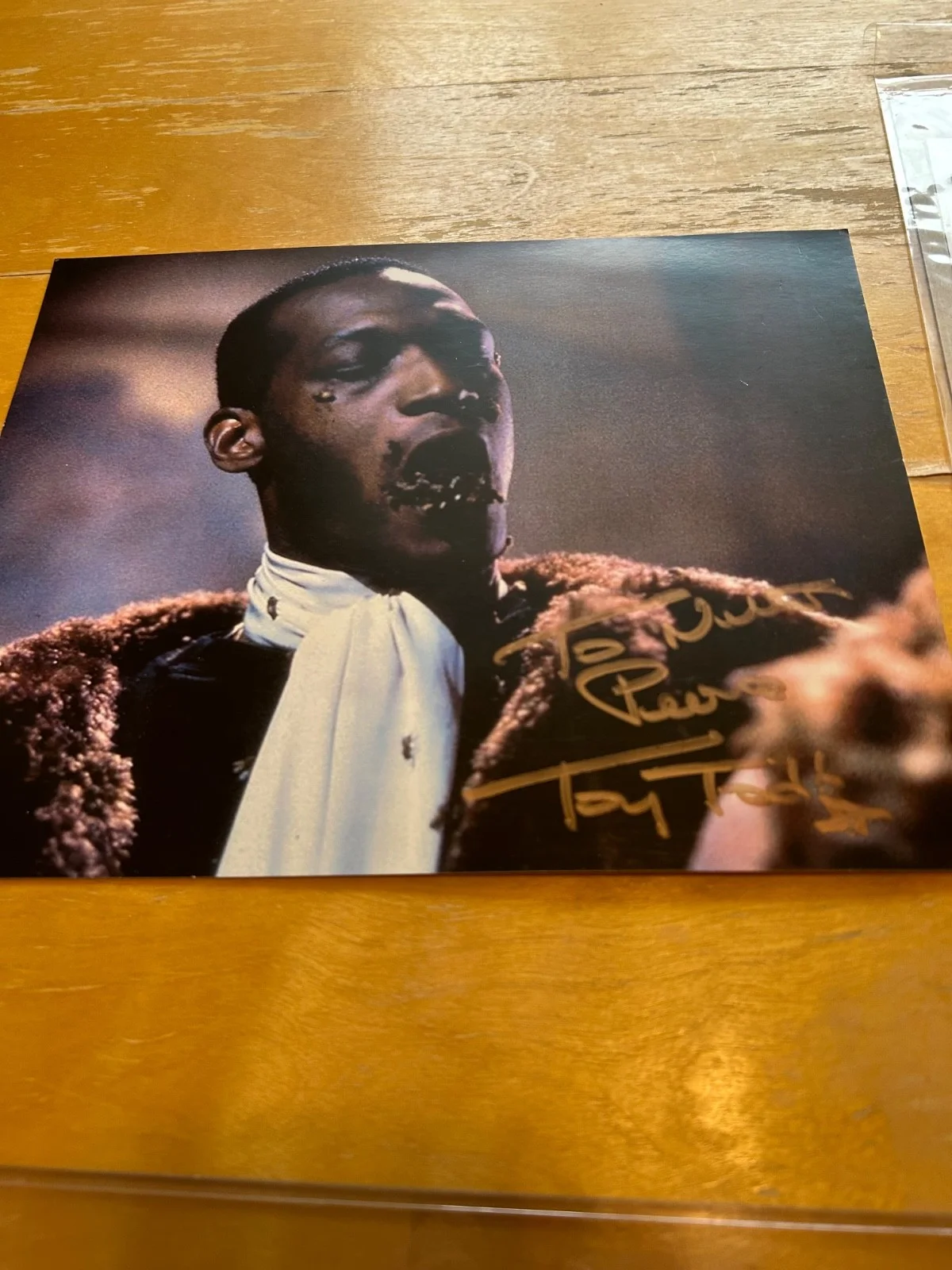 Roger L. Jackson, Robert England, Tony Todd, Derek Mears — horror icon autograph bundle- Jason/candyman/pinhead/Freddy/Ghostface, image 4