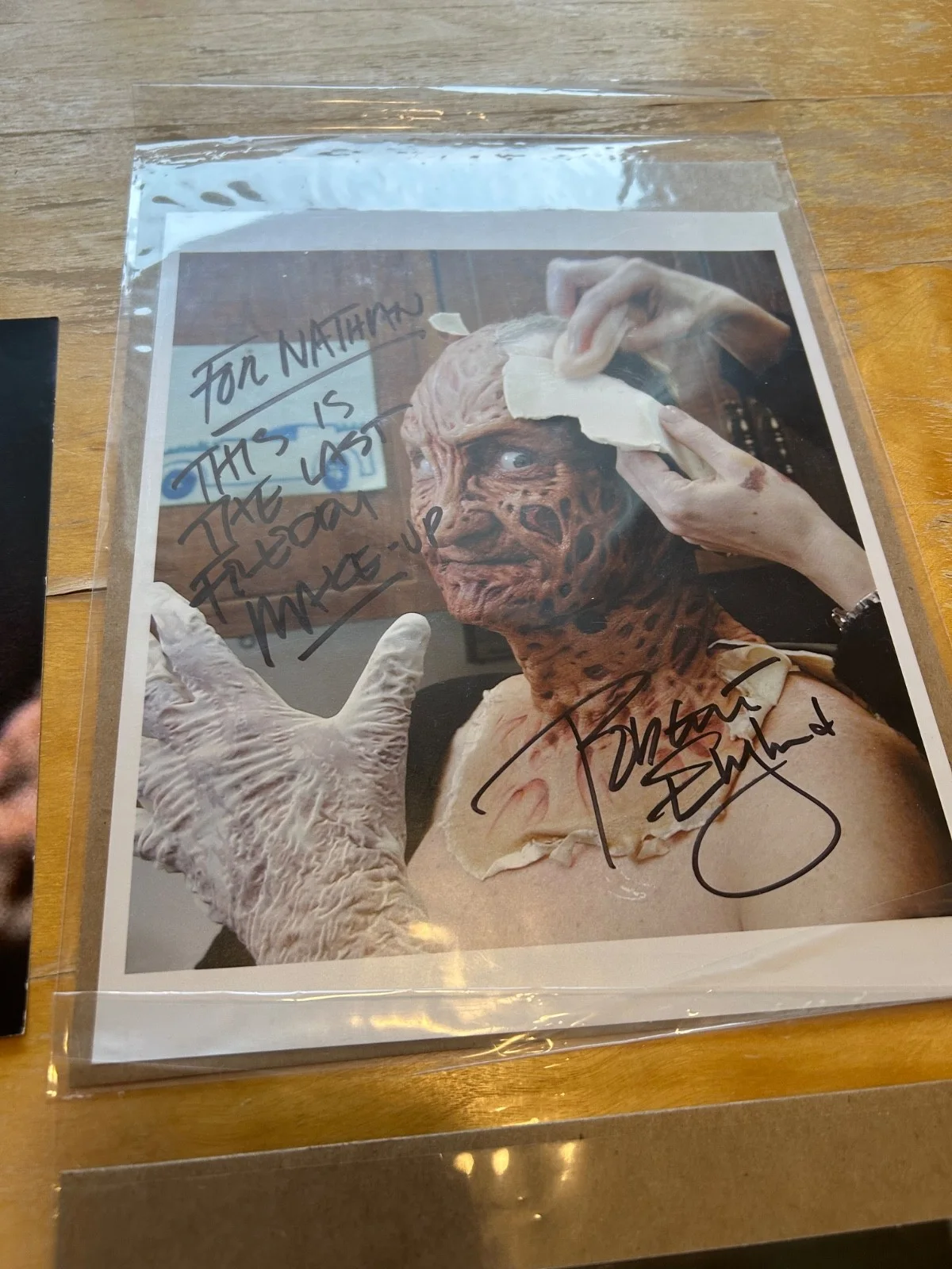 Roger L. Jackson, Robert England, Tony Todd, Derek Mears — horror icon autograph bundle- Jason/candyman/pinhead/Freddy/Ghostface, image 5