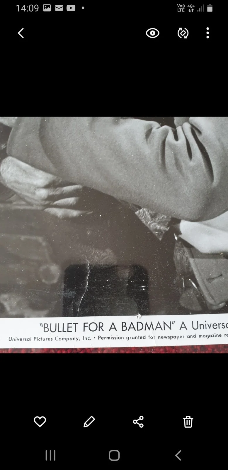 Original Vintage Movie Photo Still - Bullet For A BadMan-1964 Universal Studios, image 3