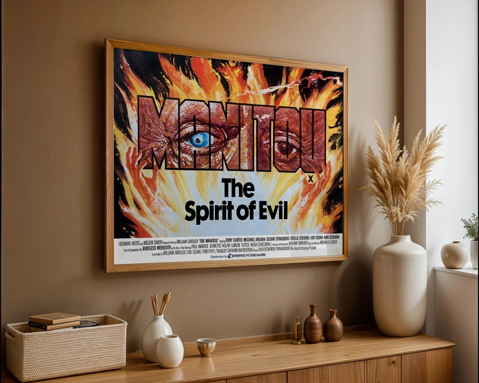 The Manitou - 1978 Supernatural Horror Restored 30" x 40" UK Quad Poster, image 3