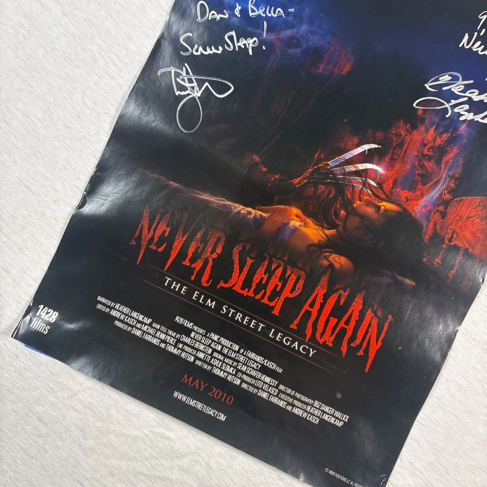 Never Sleep Again Poster 12x18" The Elm Street Legacy - Signed, изображение 4