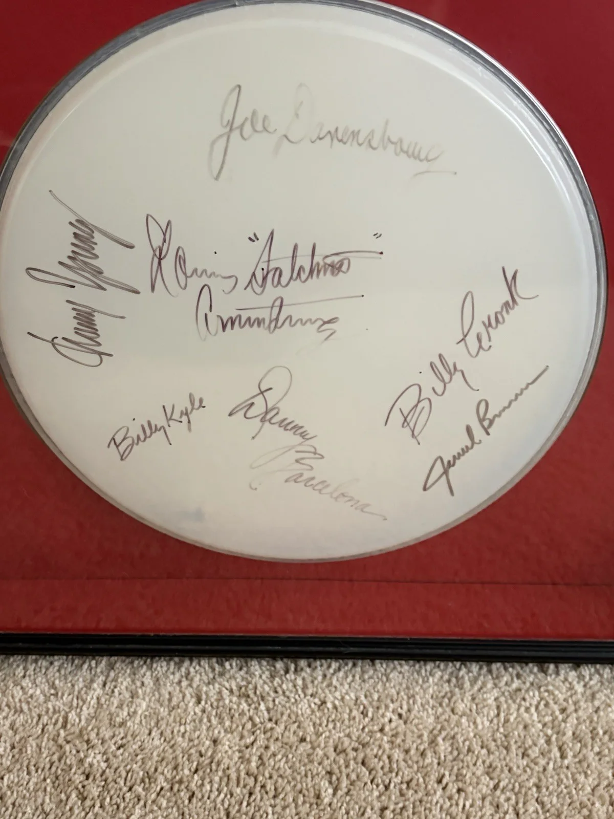 Signed Louis Armstrong Display Signed With COA, image 2