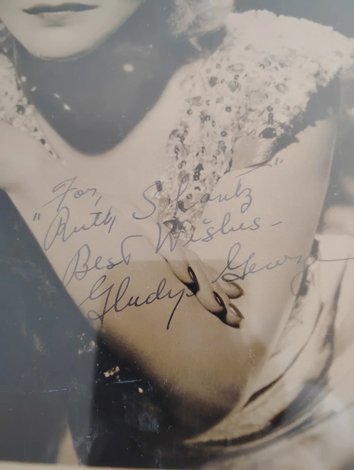 Gladys George — "The Roaring Twenties" Actress Gladys George Autographed Photo Beckett, image 2