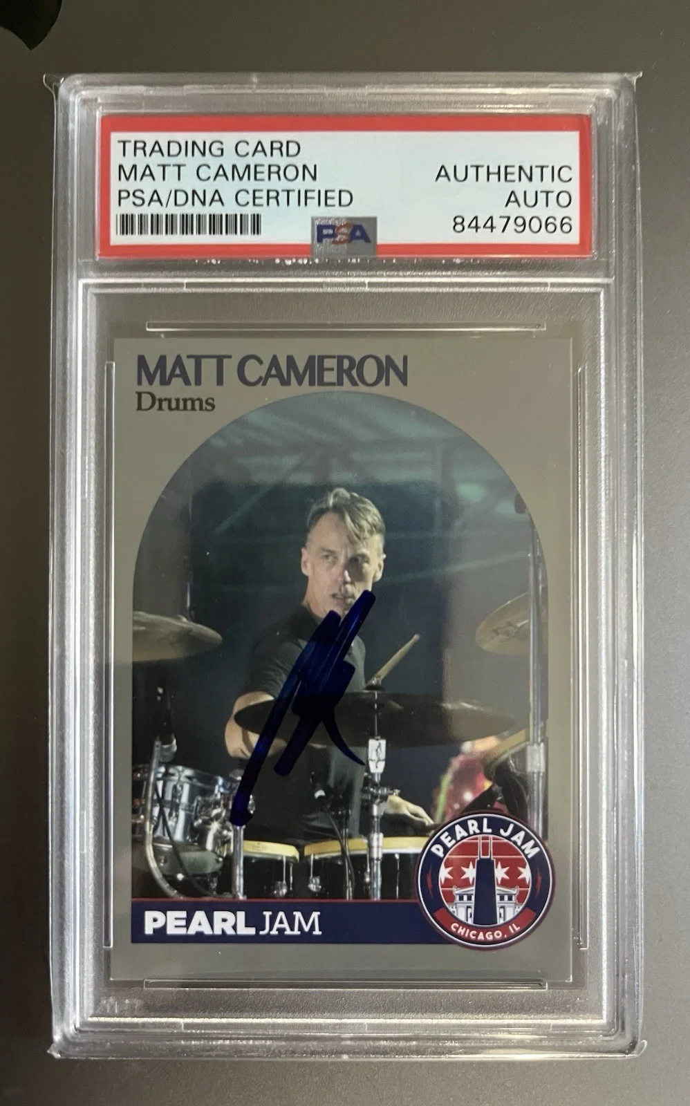 MATT CAMERON — MATT CAMERON PEARL JAM SOUNDGARDEN DRUMS SIGNED AUTOGRAPHED CARD PSA DNA