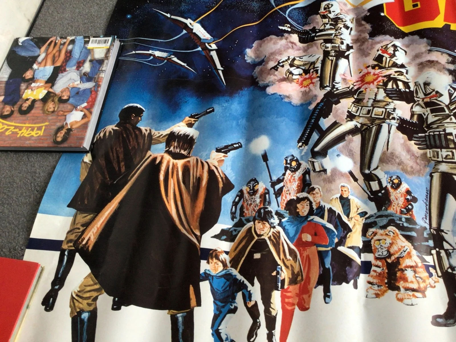 Battlestar Galactica huge rare subway movie poster in very good condition 1978, изображение 5