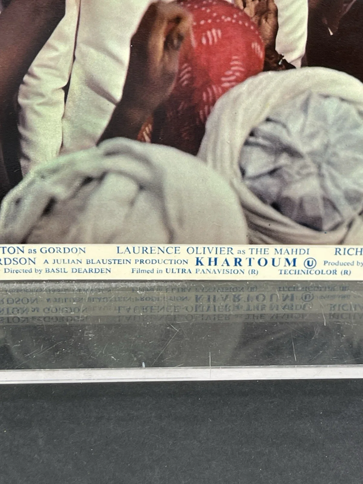 Charlton Heston — CHARLTON HESTON Autograph Hand Signed 8X10 Lobby Card from KHARTOUM, изображение 3