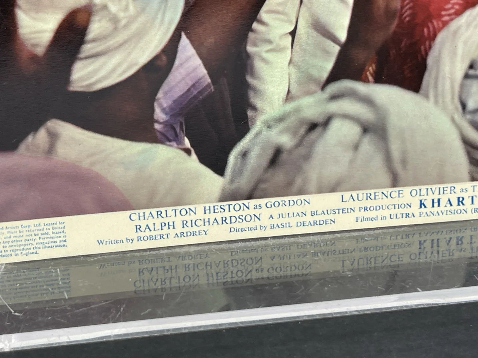 Charlton Heston — CHARLTON HESTON Autograph Hand Signed 8X10 Lobby Card from KHARTOUM, изображение 4
